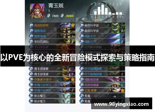 以PVE为核心的全新冒险模式探索与策略指南